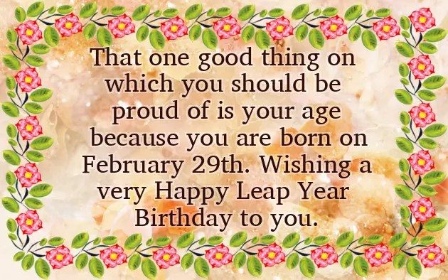 Leap Year New Year Wishes