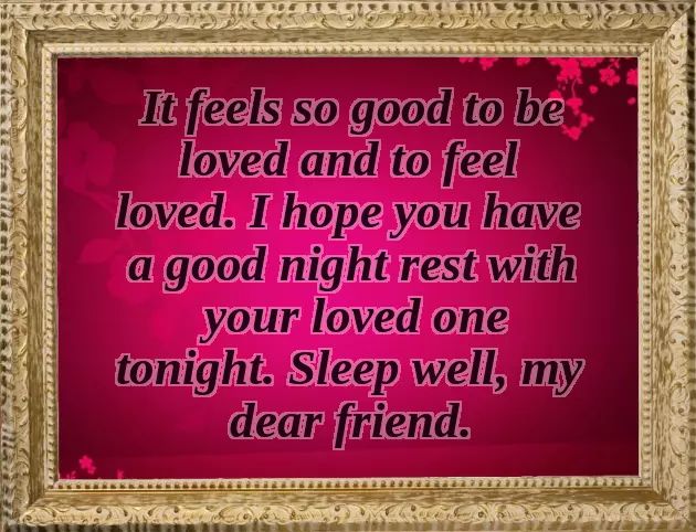 Good Night Wish For A Friend Good Night Wish For A Friend