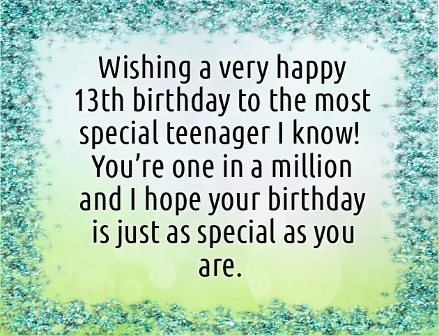 Birthday Wishes For 13 Year Old Girl