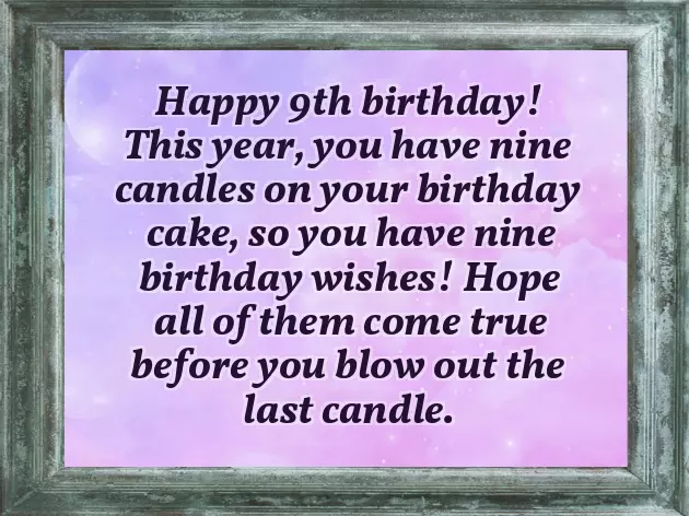 Birthday Wishes To 9 Year Old Boy Birthday Wishes To 9 Year Old Boy