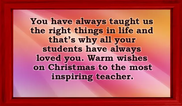 Christmas Message For Teachers Christmas Message For Teachers