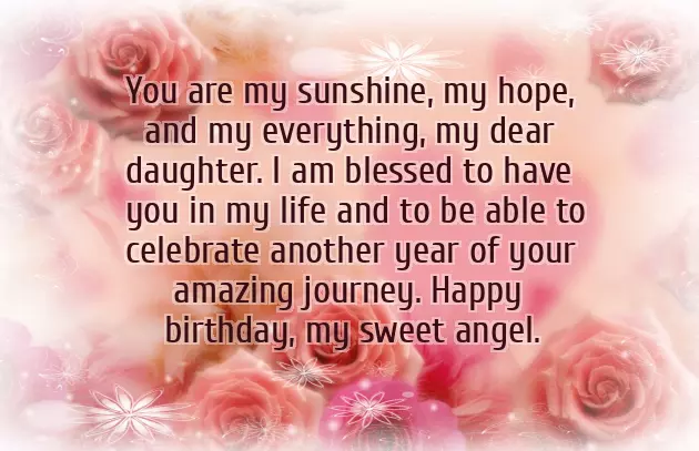 Happy Birthday Wishes To My Dear Daughter Happy Birthday Wishes To My Dear Daughter
