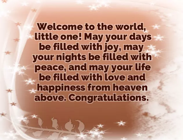 Wishing Congrats On New Baby