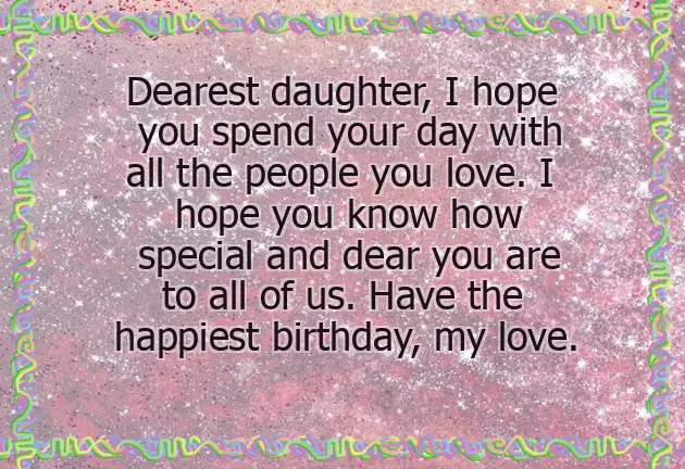 Happy Birthday Youngest Daughter