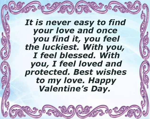 1St Valentine Day Wishes For Boyfriend