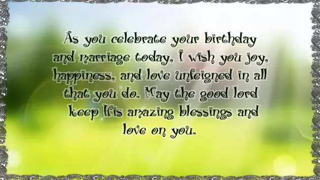 Marriage Birthday Wishes