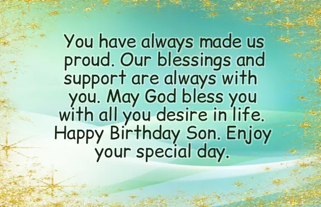 Quotes Of Birthday Wishes For Son Quotes Of Birthday Wishes For Son