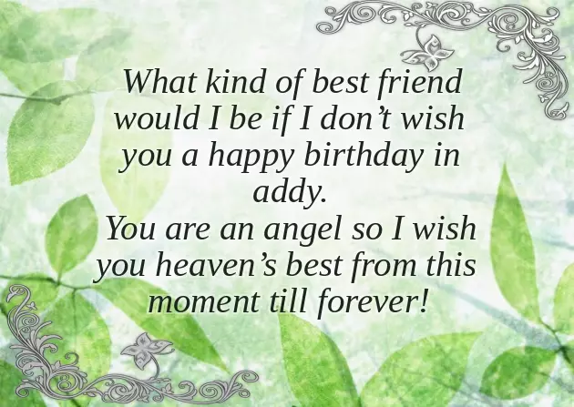Advance Birthday Wish For Best Friend