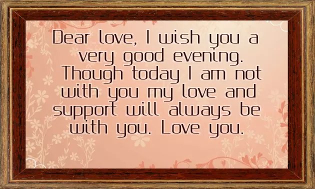 Good Evening Dear Good Evening Dear