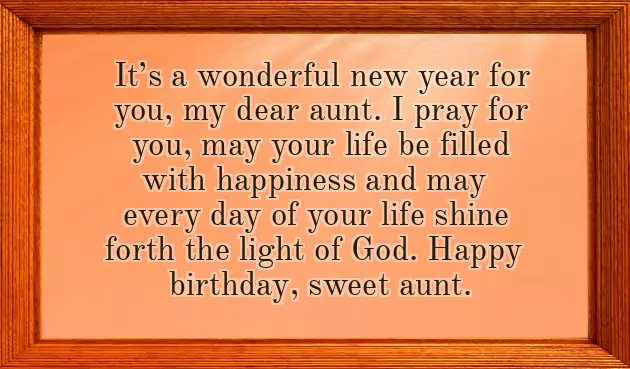 Happy Birthday Sweet Aunt