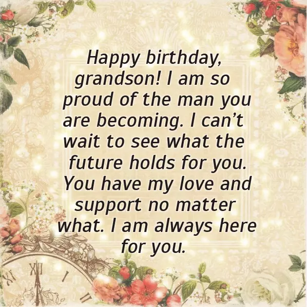 10Th Birthday Wishes For Grandson