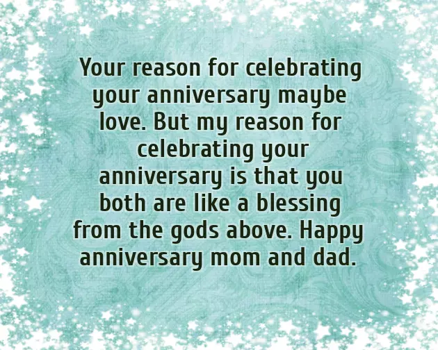 Anniversary Message For Dad And Mom