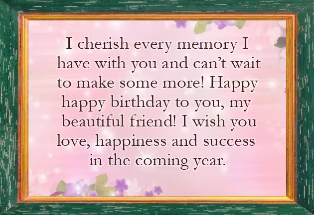 Birthday For Female Best Friend