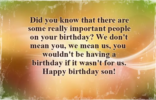 Birthday Wishes A Son