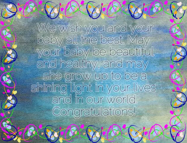 Baby Shower Congratulations Note Baby Shower Congratulations Note