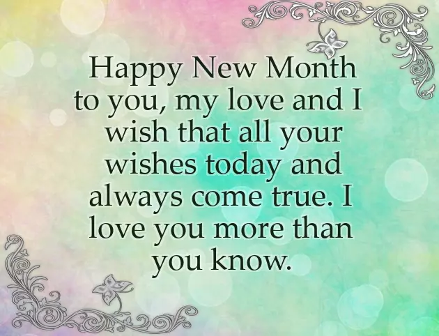 New Month Wishes For Girlfriend New Month Wishes For Girlfriend