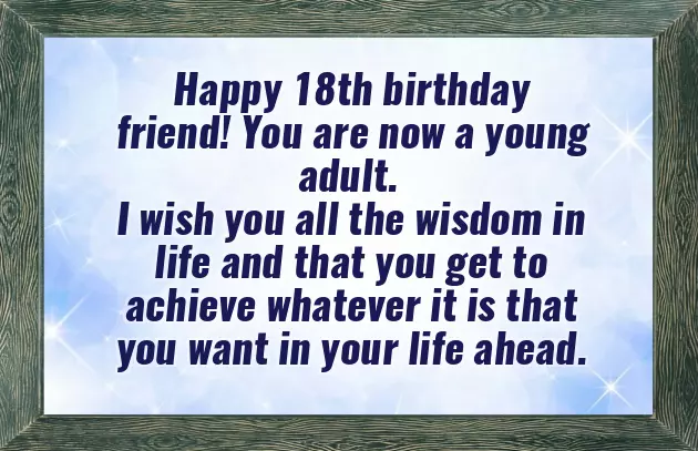 Greetings For 18Th Birthday Girl Greetings For 18Th Birthday Girl