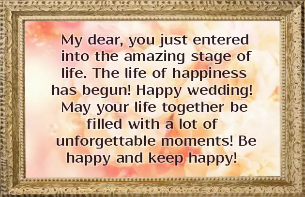 Congratulations Message To A Newly Married Couple Congratulations Message To A Newly Married Couple