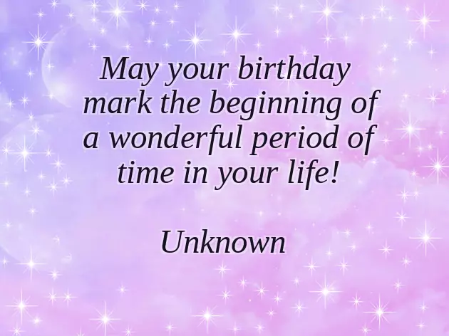 Beautiful Words For Happy Birthday
