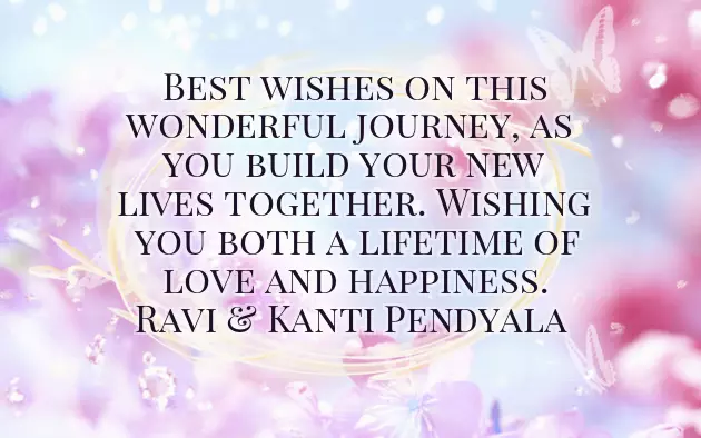 Congratulations To You Both On Your Wedding