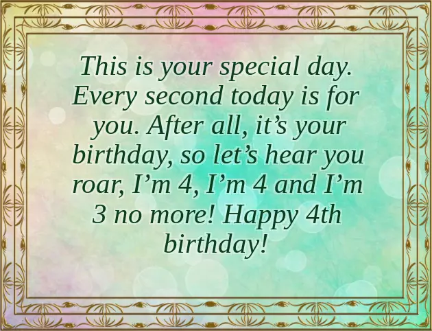 Happy Birthday Wishes 4 Years Old Girl Happy Birthday Wishes 4 Years Old Girl