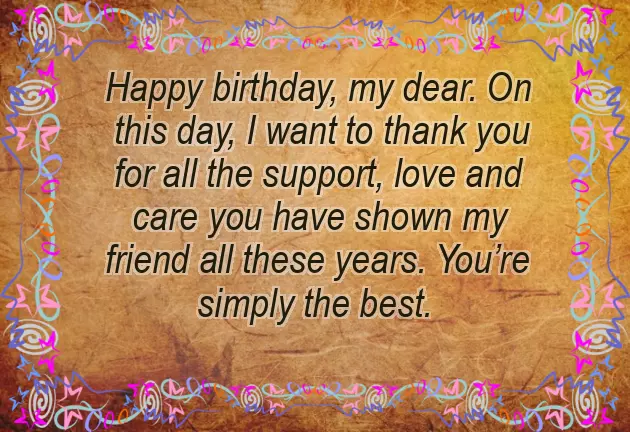 Happy Birthday Message To My Friend