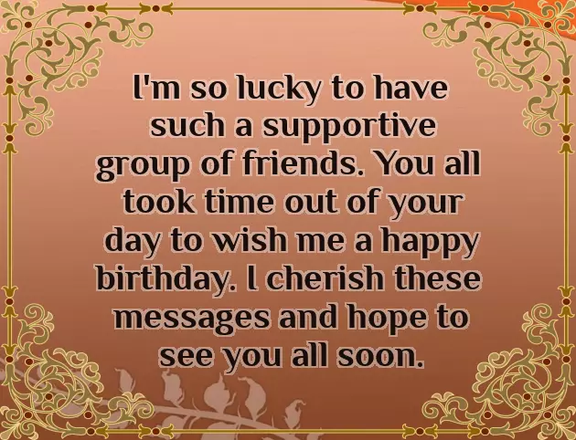 Thank You Note On Birthday Wishes