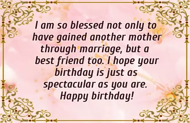 Mom In Law Birthday Quotes
