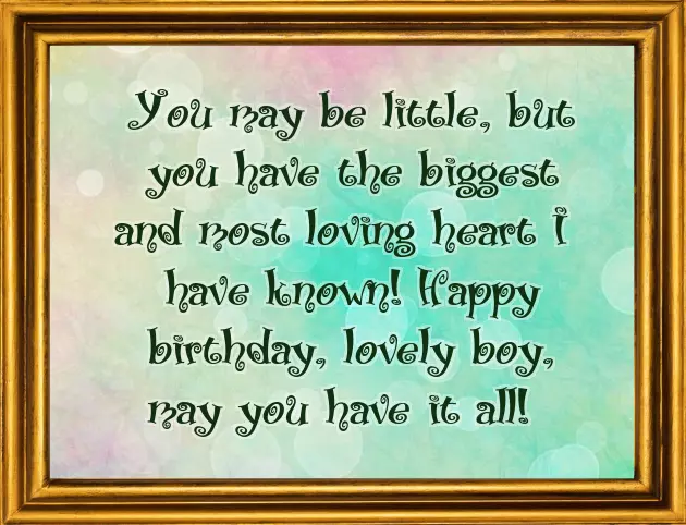 Wishes For Small Boy Wishes For Small Boy