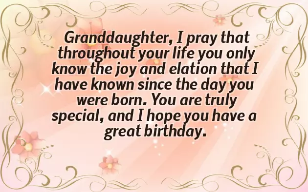 Happy Birthday To The Best Granddaughter Ever
