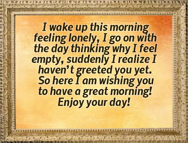 Morning Well Wishes Morning Well Wishes