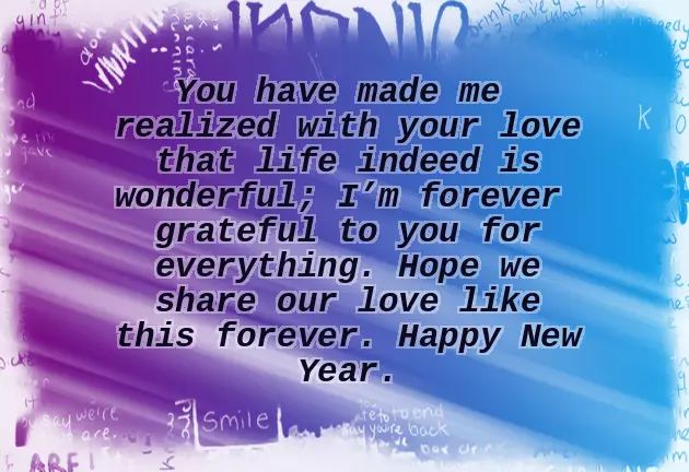 Happy New Year Wishes For Crush