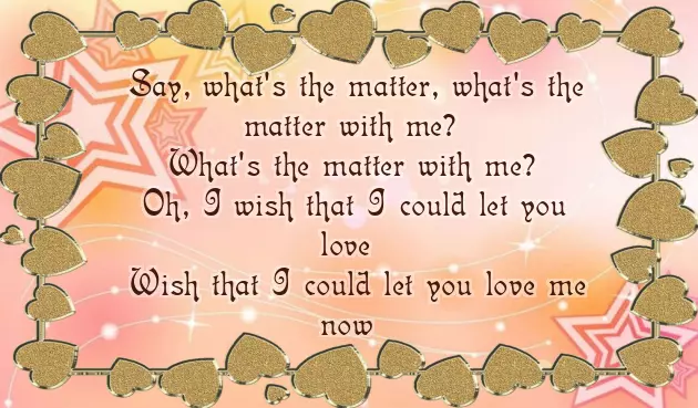 Wish That I Could Let You Love Me Wish That I Could Let You Love Me