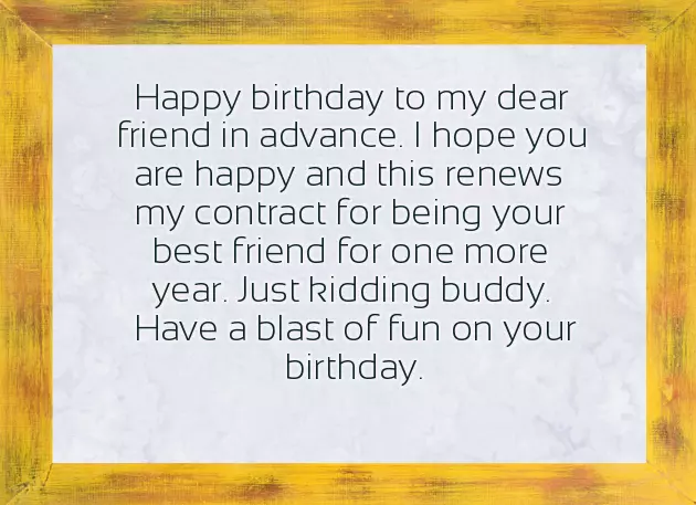 Happy Early Birthday Funny Happy Early Birthday Funny