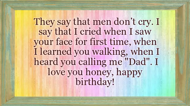 Birthday Wishes For Dad From Little Daughter Birthday Wishes For Dad From Little Daughter