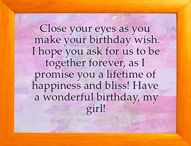 Birthday Wish To My Lovely Girlfriend Birthday Wish To My Lovely Girlfriend