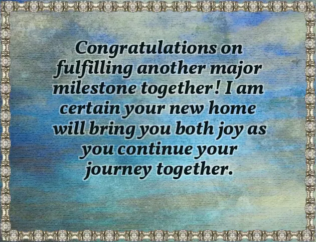 Congratulations On Your Home Purchase Congratulations On Your Home Purchase