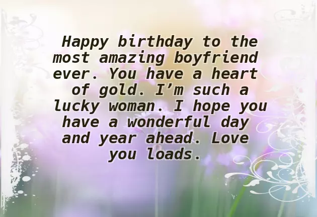 Happy Birthday Boyfriend Wishes Happy Birthday Boyfriend Wishes