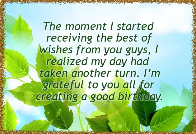 Grateful Thank You For Birthday Wishes Grateful Thank You For Birthday Wishes