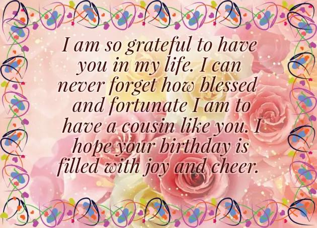 Birthday Wishes Cousin Male Birthday Wishes Cousin Male