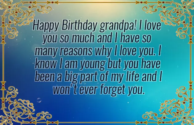 Birthday Wishes To Grandpa From Grandchildren