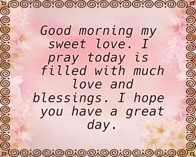 Good Morning Message Of God