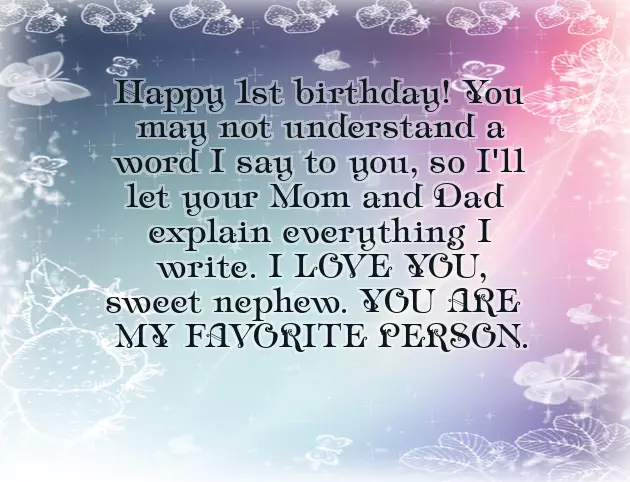 Birthday Wishes For One Year Boy Birthday Wishes For One Year Boy