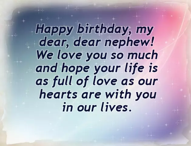 Free Birthday Wishes For Nephew