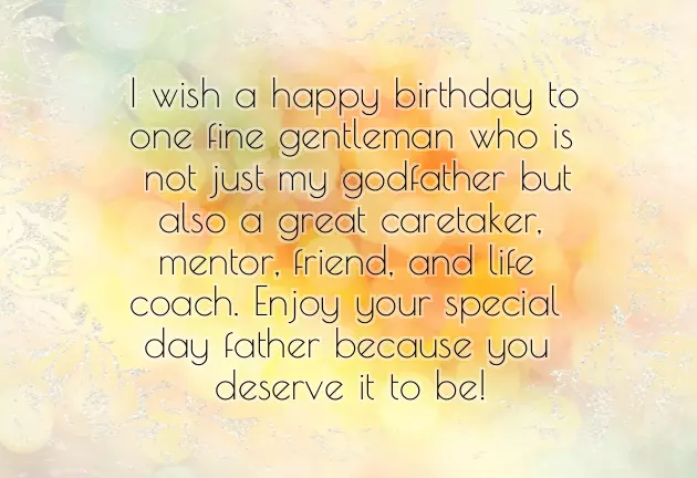 Happy Birthday Godfather