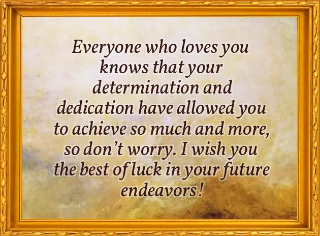 Best Wishes With Your Future Endeavors Best Wishes With Your Future Endeavors