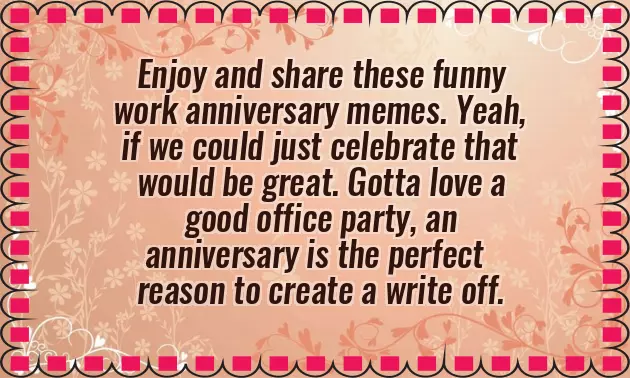 1 Year Work Anniversary