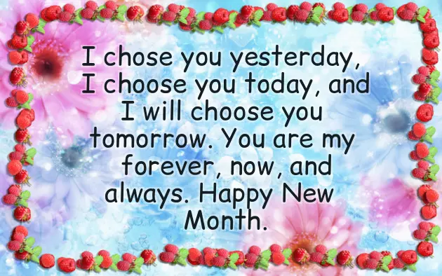 Happy New Month Love Text Happy New Month Love Text