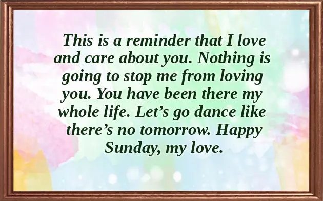 Good Morning Sunday Love Message Good Morning Sunday Love Message