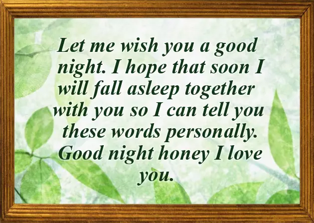 Romantic Good Night Wishes For Her